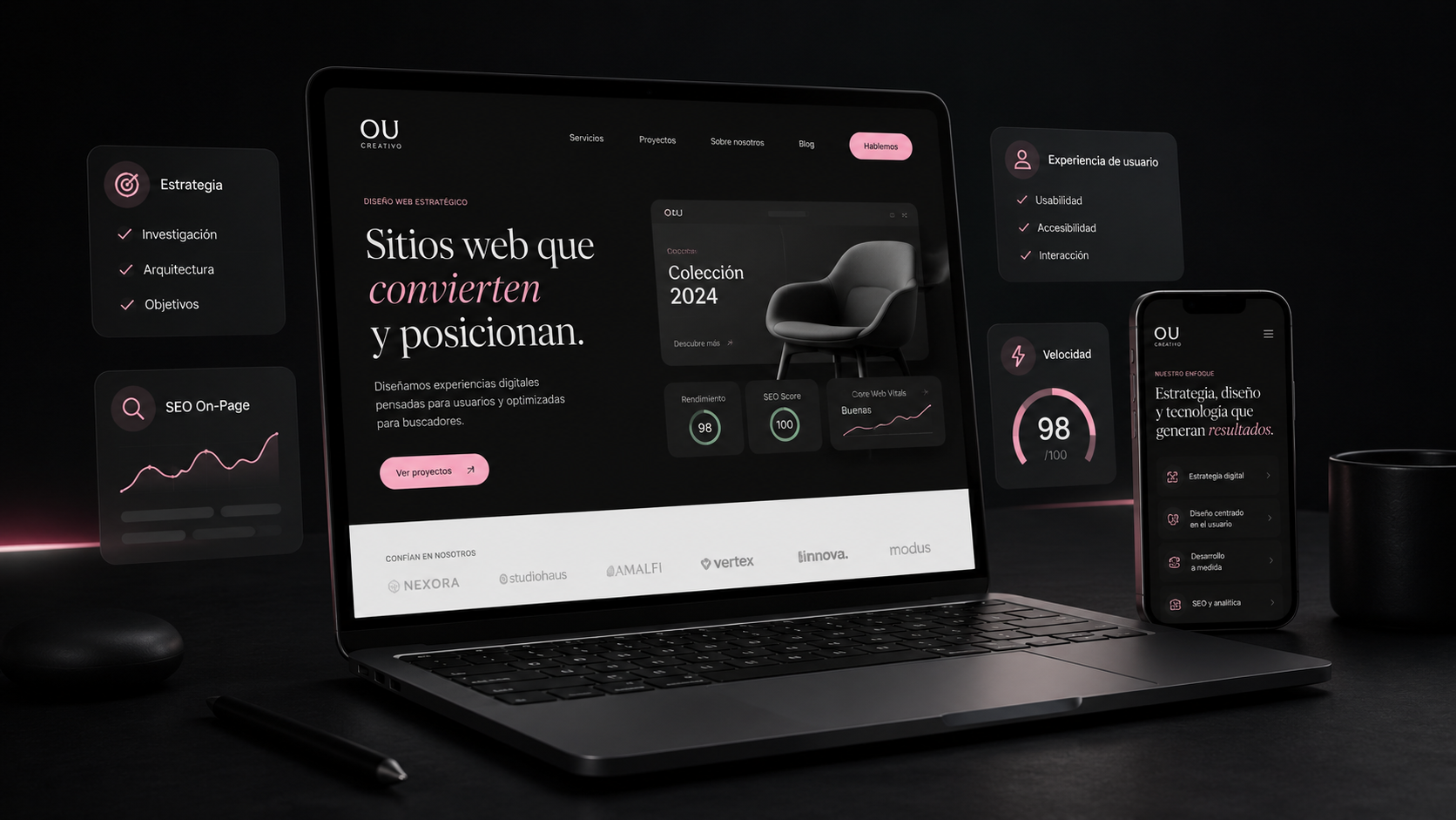 Diseño web profesional con estrategia, SEO y experiencia de usuario