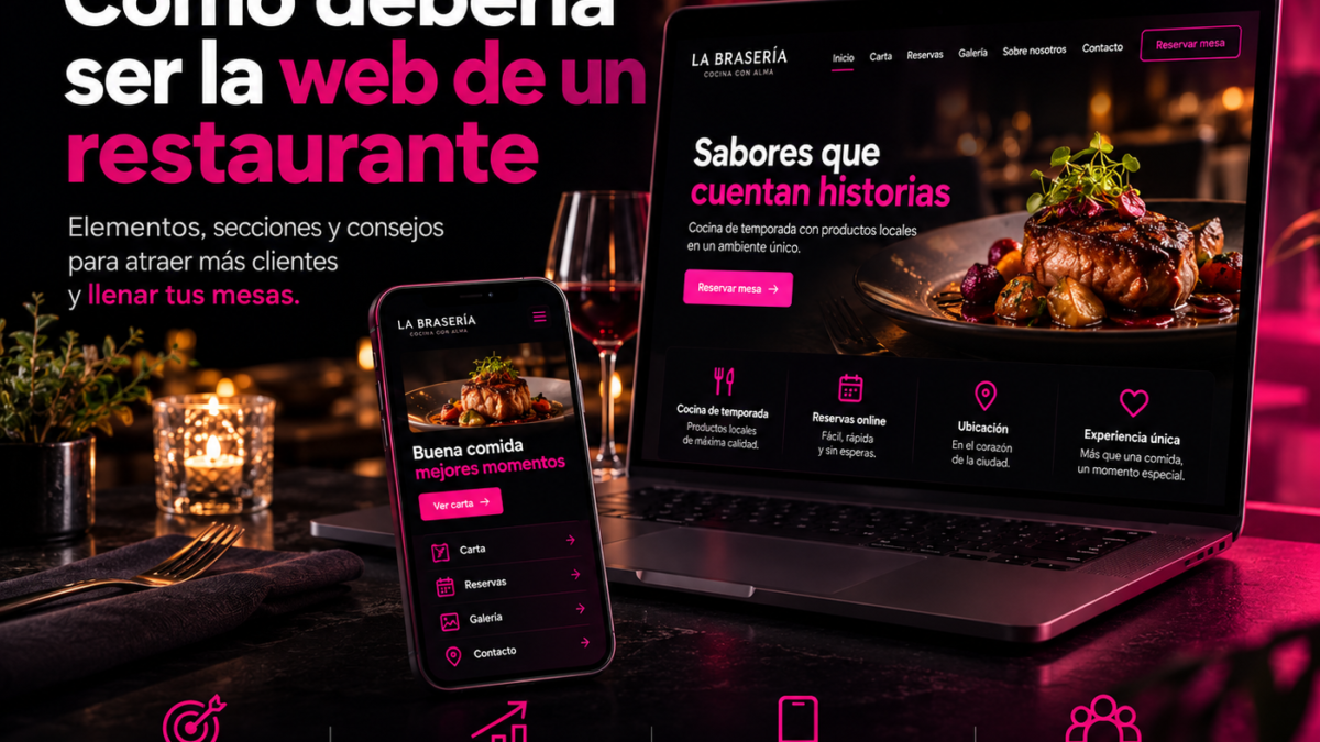 Cómo debería ser la web de un restaurante
